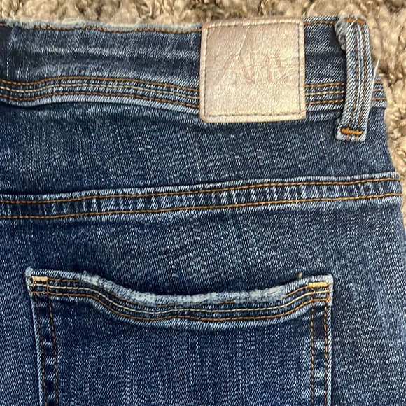 Women Zara Zw High Rise 80S Skinny Jeans Mid-Blue - Picture 4 of 4